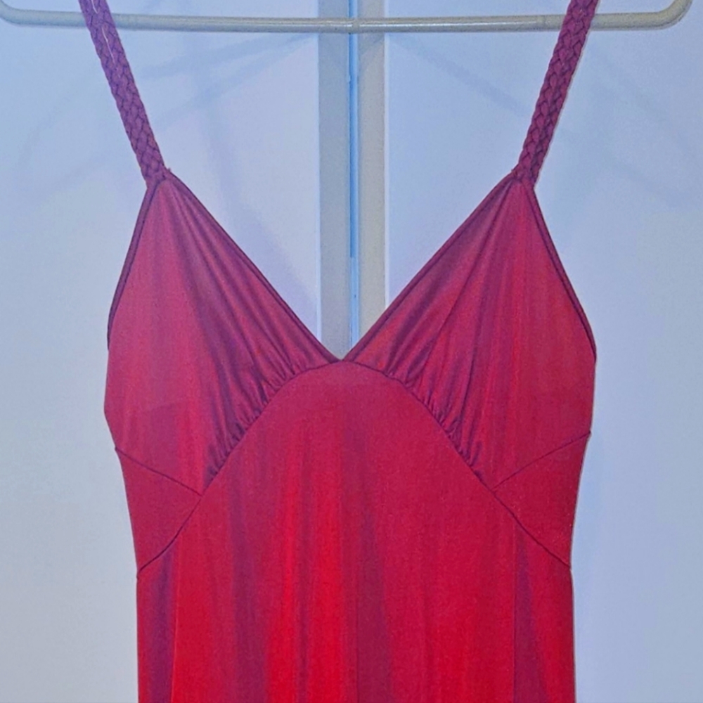 Vintage Silk V-Shaped Nightgown